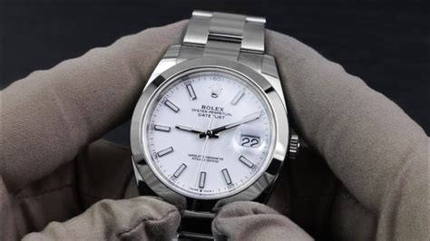 rolex datejust 2 gold white face|rolex datejust 41 126300.